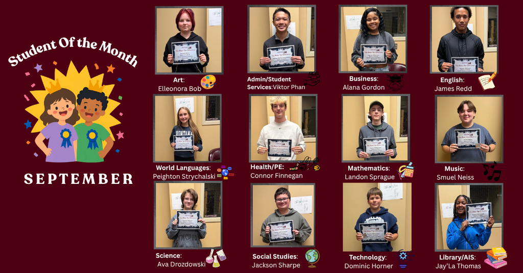 September Student Of The Month