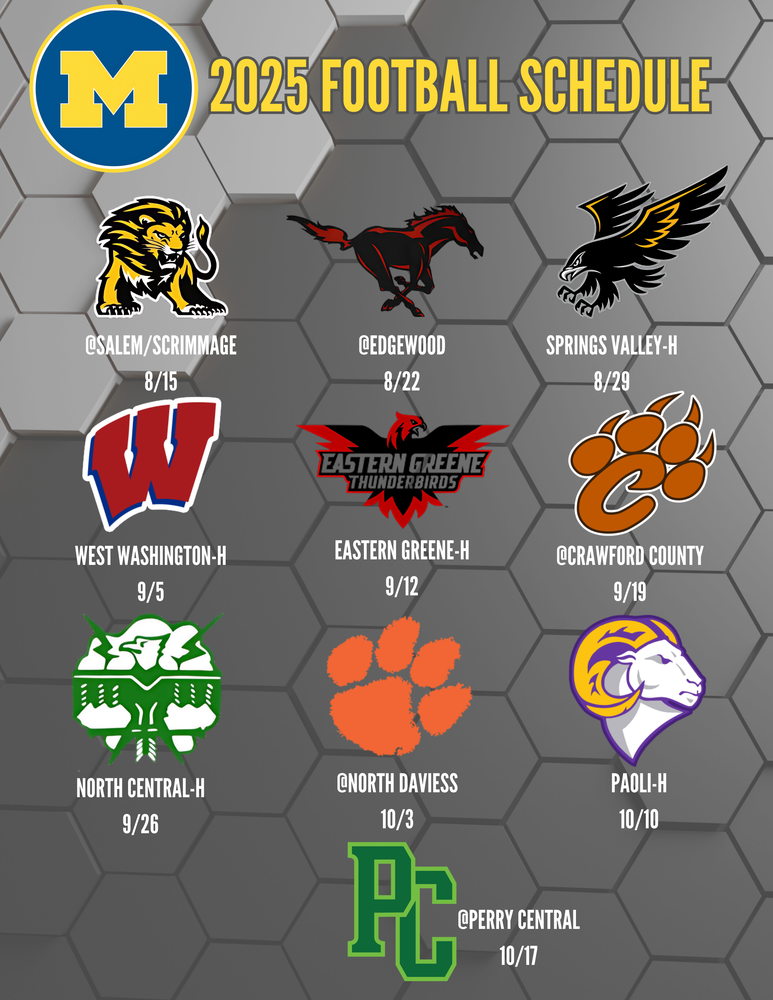 25 Football Schedule