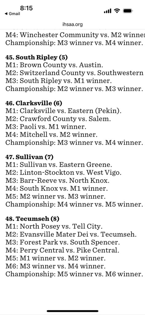 vb sectional
