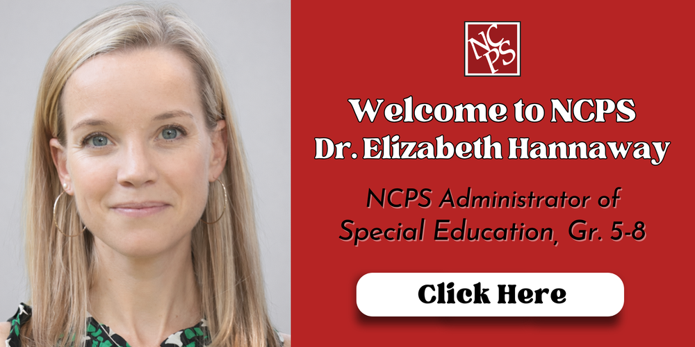 NCPS Names Dr. Elizabeth Hannaway as Special Education Administrator, Gr 5-8