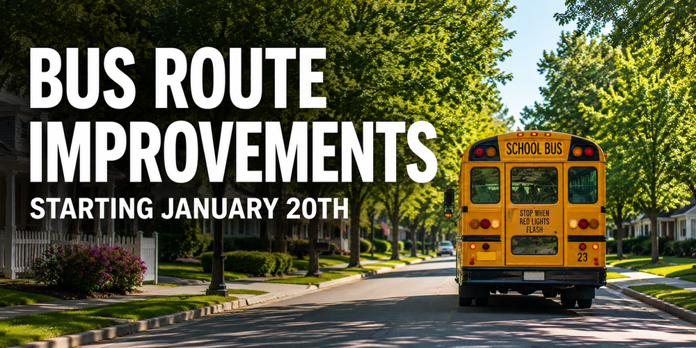 bus route improvements starting jan 20th