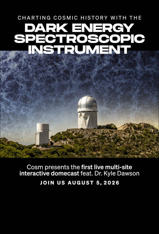 dark energy spectroscopic instrument show wed aug 5 2026