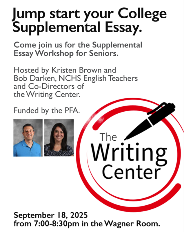 supplemental essay workshop sept 18th