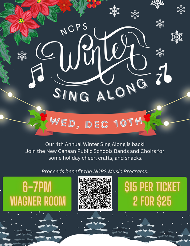 winter sing along flyer