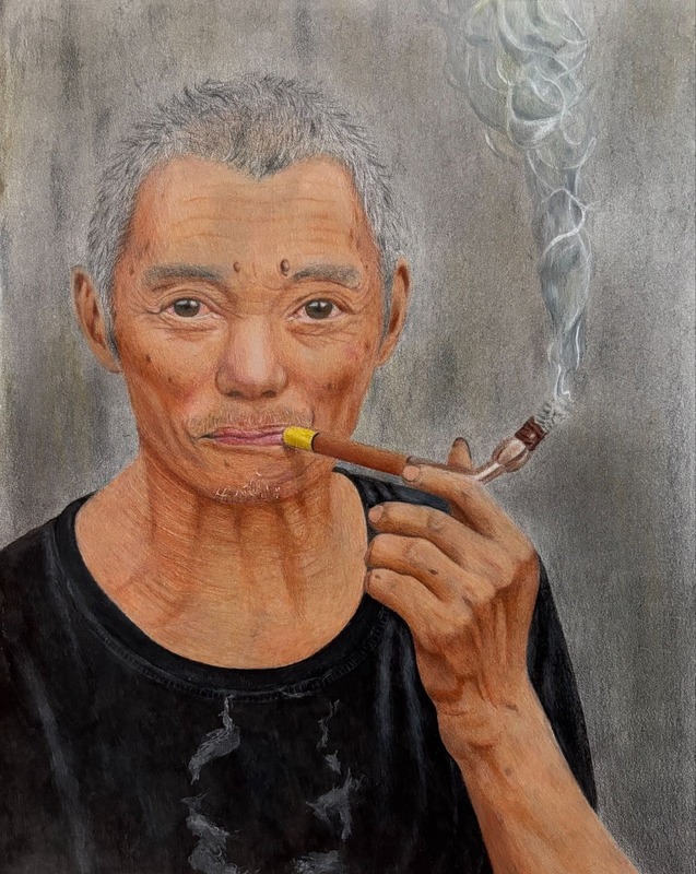 Emily Meng, Relaxation, drawing