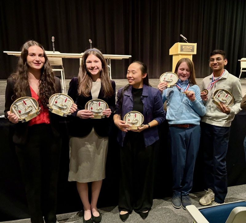 Debate team students