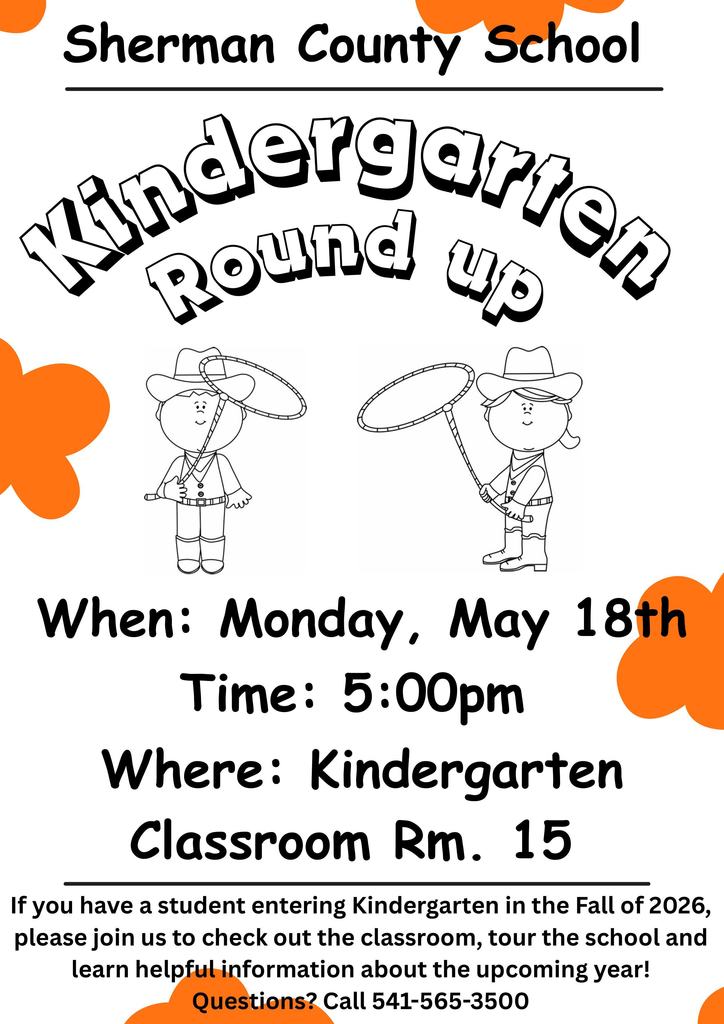 Kinder Round up Flyer