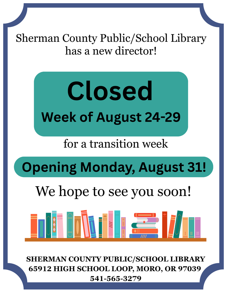 library Closed 8/24-29