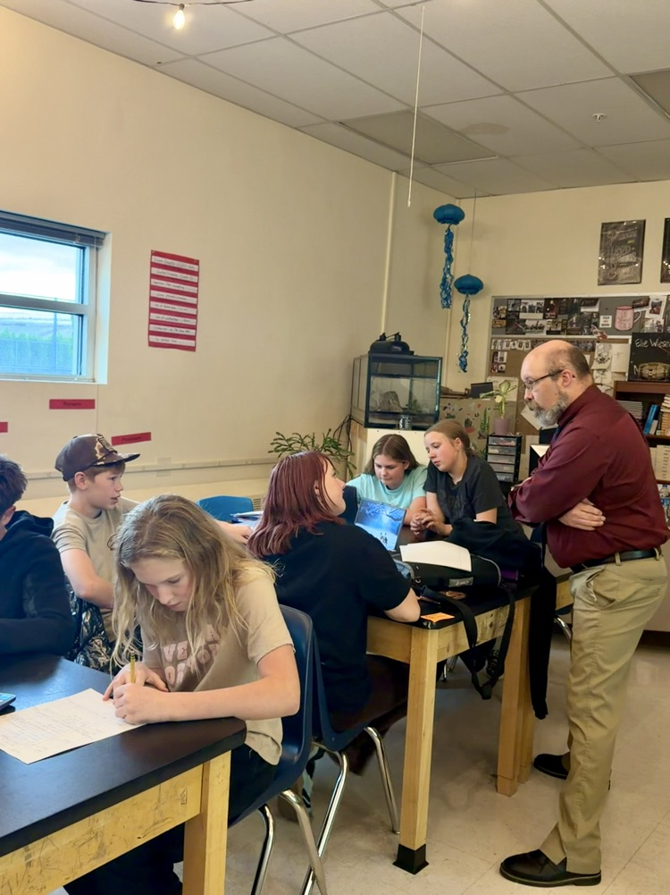 students working