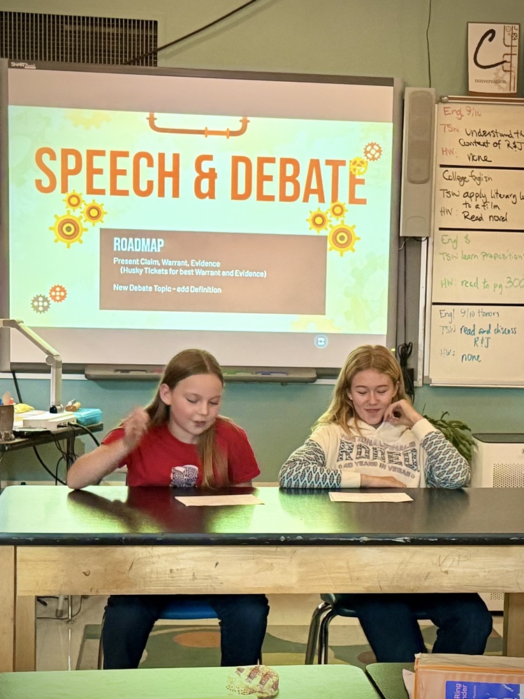 students presenting