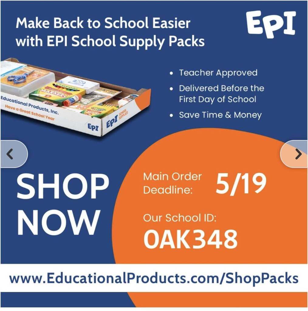 visit www.educationalproducts.com/shoppacks as a resource for your supplies.