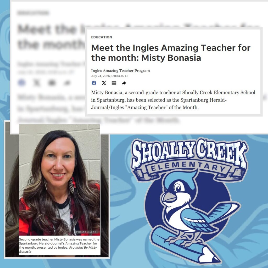 Shoally Creek Elementary Teacher Misty Bonasia Named Amazing Teacher for the Month of July by the Herald Journal