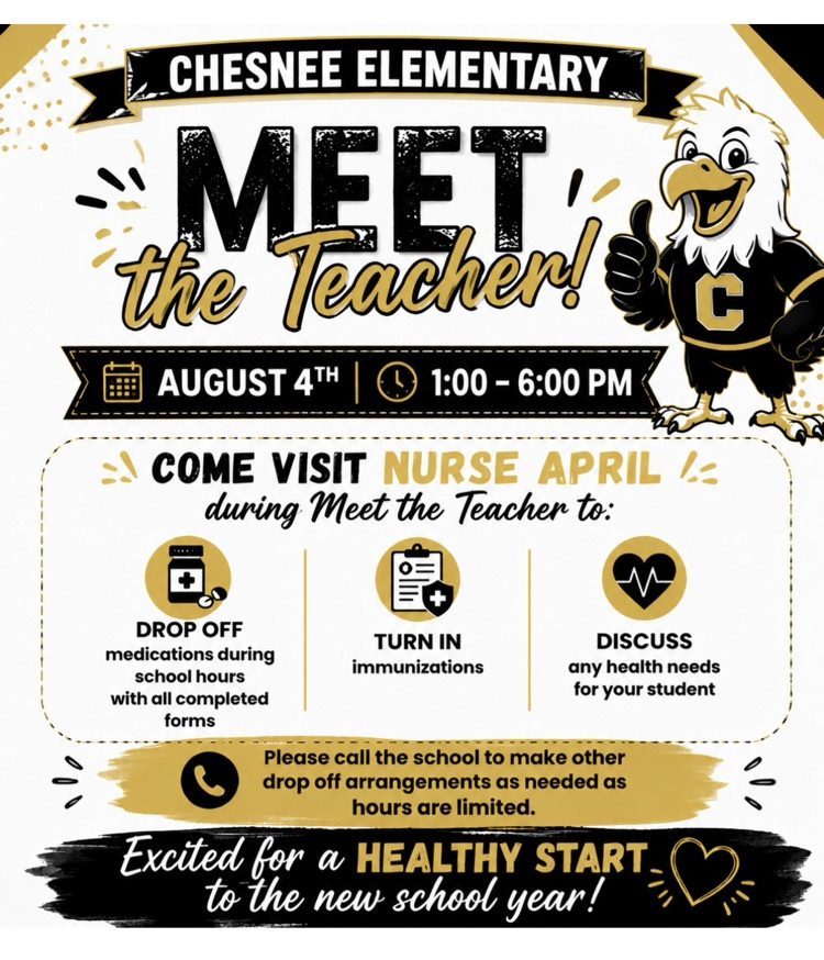 Nurse visit on Meet the Teacher