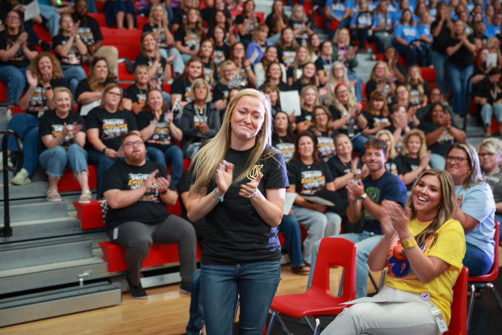 Megan Coffey from Chesnee High School is our 26-27 Teacher of the Year