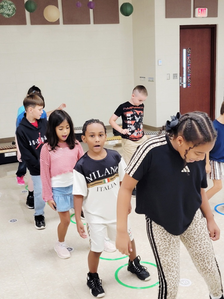 students playing
