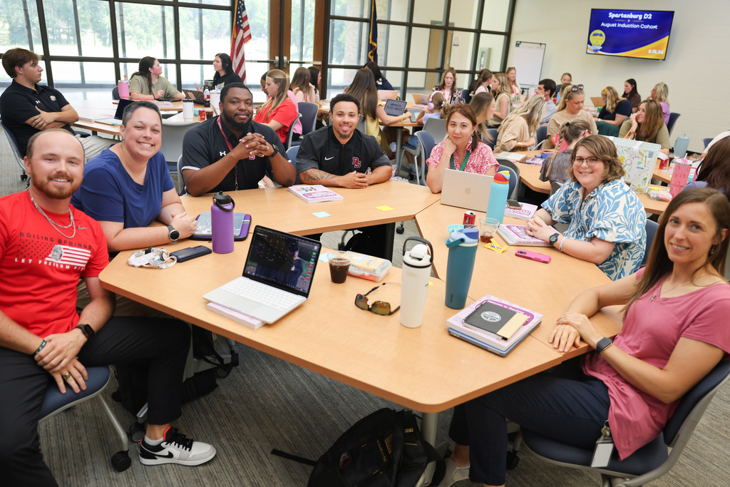 Some our Spartanburg School District 2 Induction Teachers