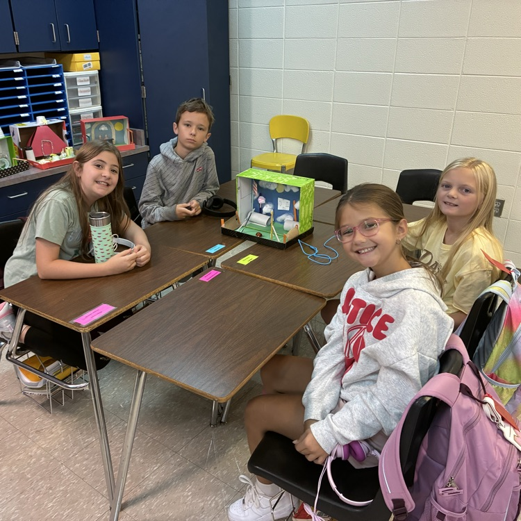 students at their desks