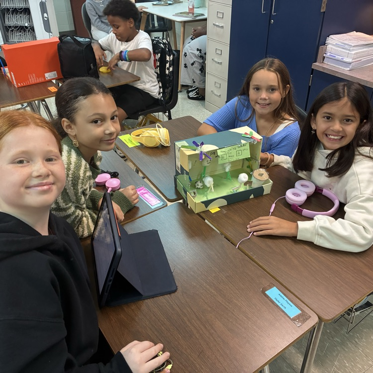 students at their desks