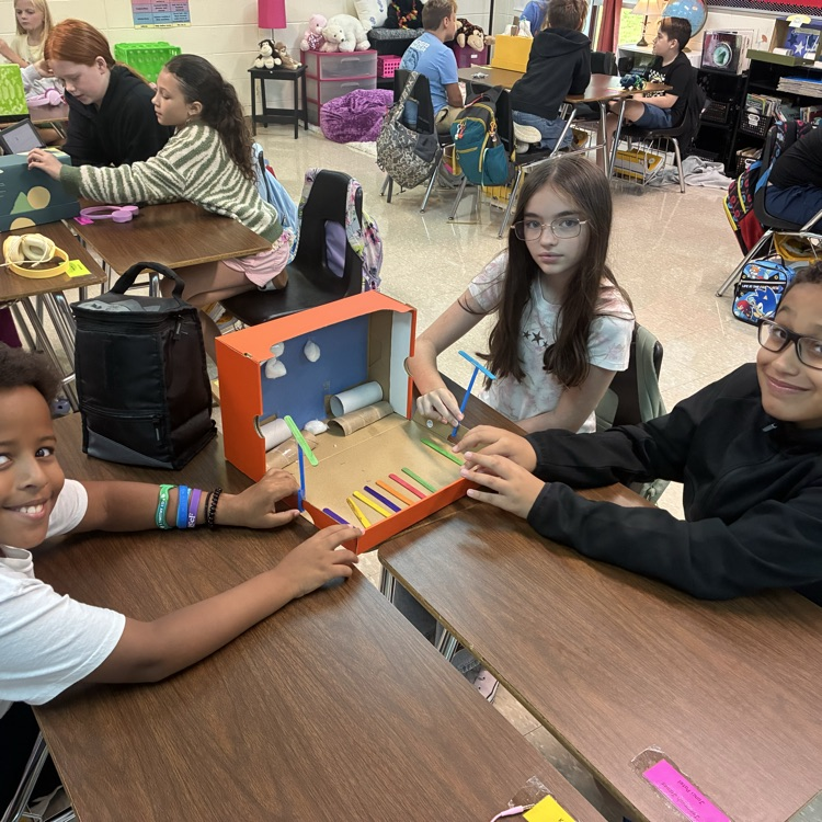 students at their desks