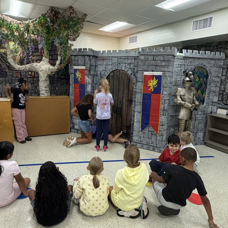 students in drama class