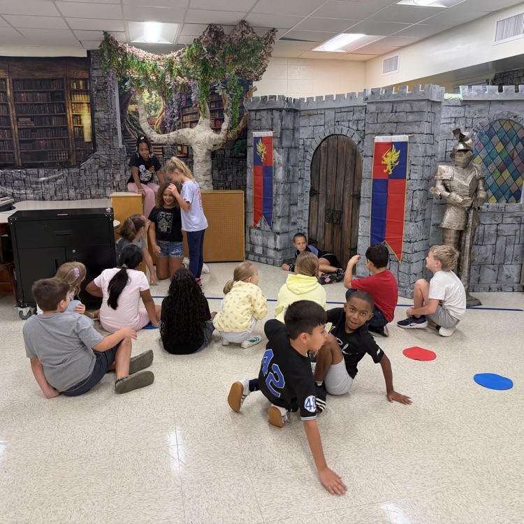 students in drama class