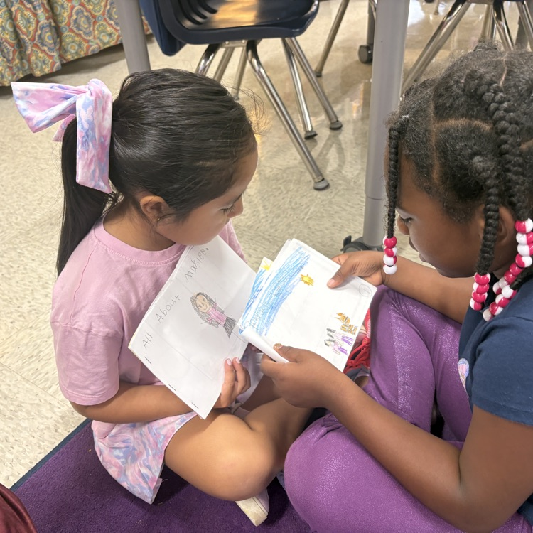 students sharing writing