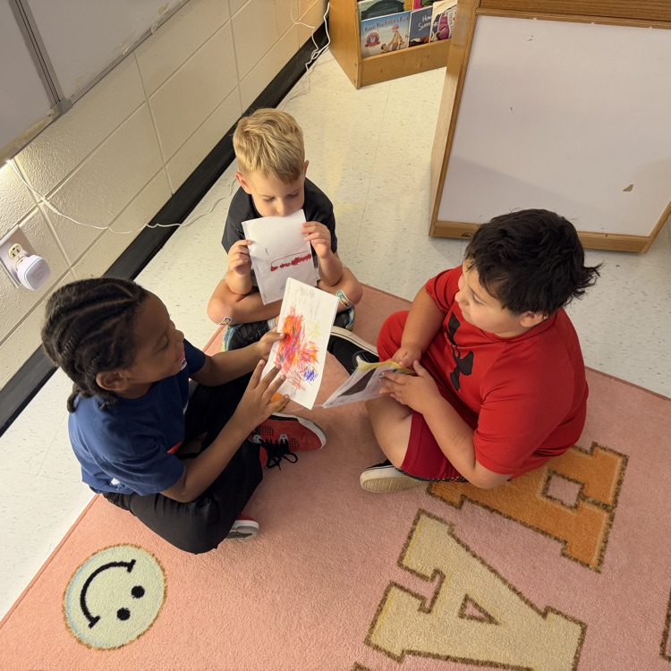 students sharing their writing