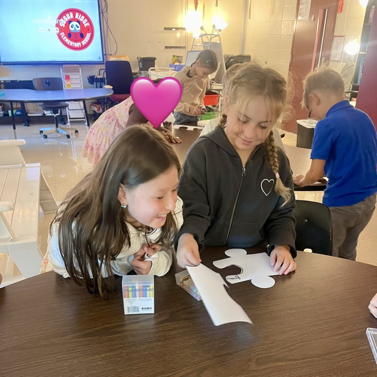 students working 