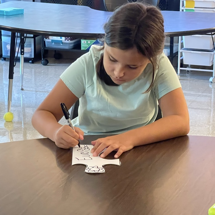 girl working