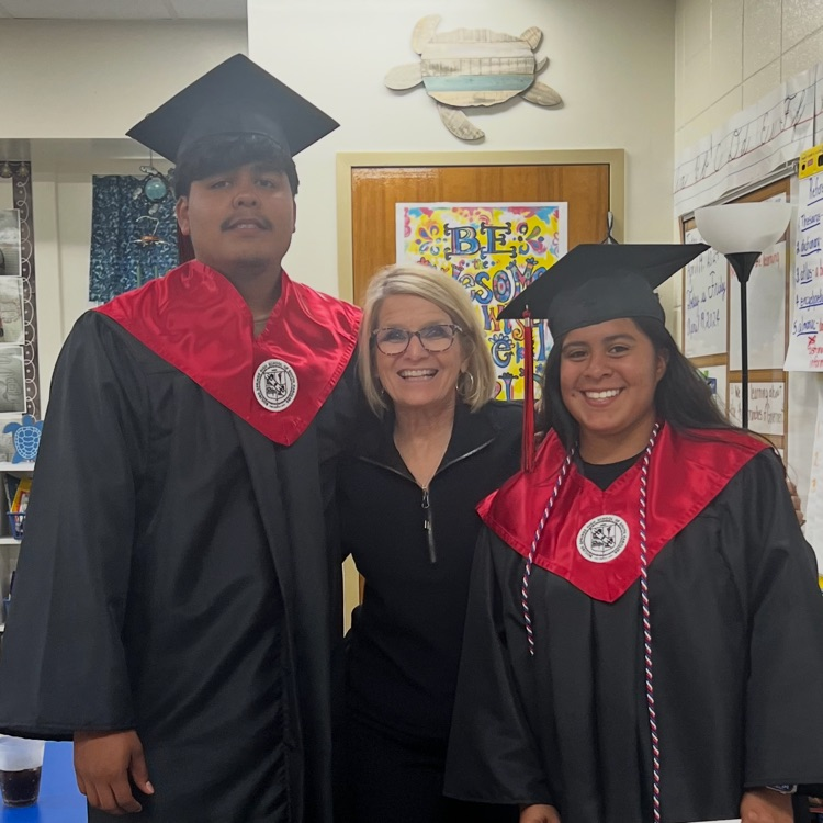 teacher with students