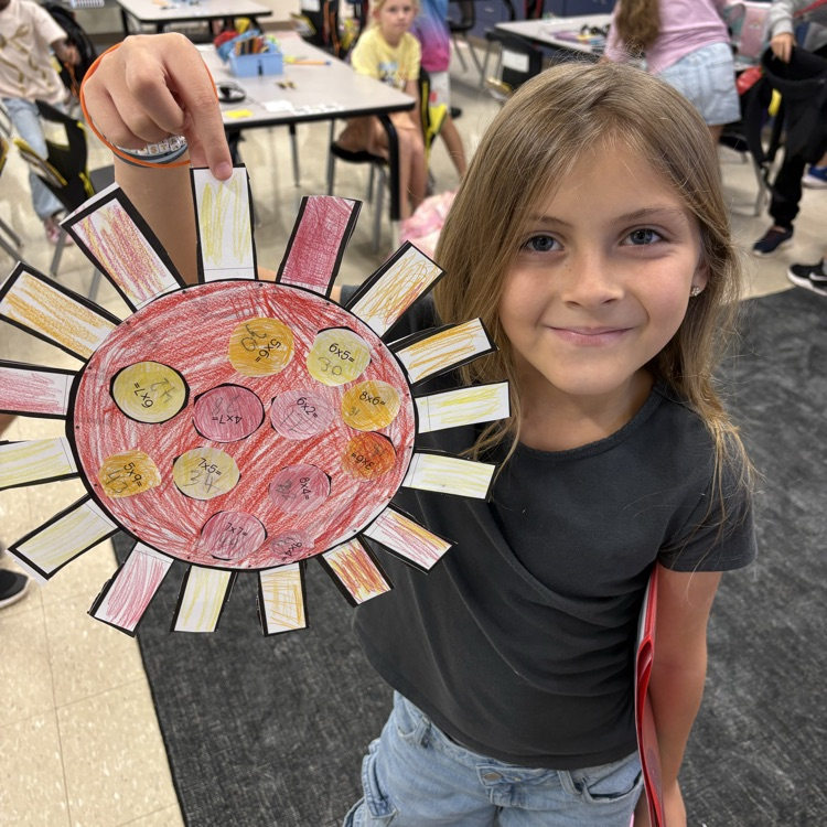 girl with her work