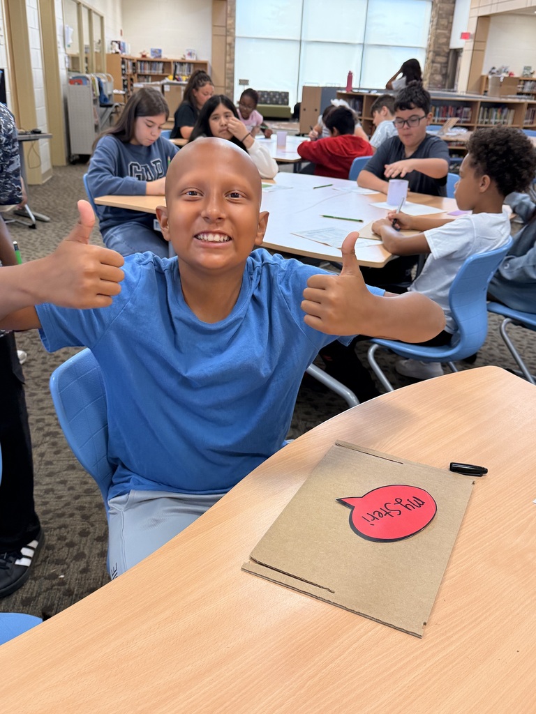 Students write one word for the year! 