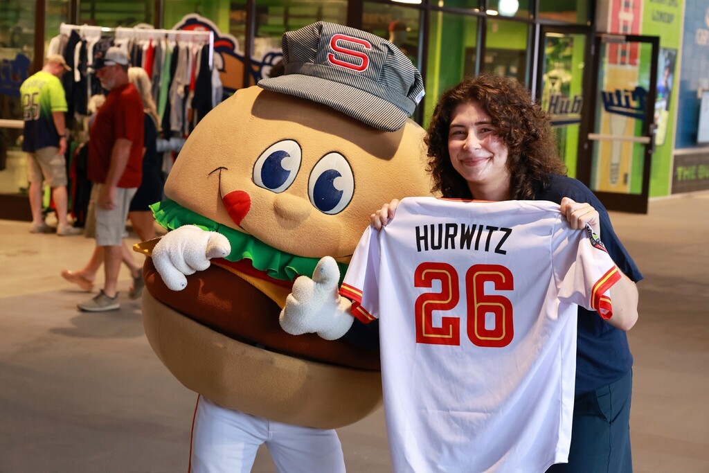 Hendrix Elementary School Teacher Alex Hurwitz Honored at the Spartanburgers Game