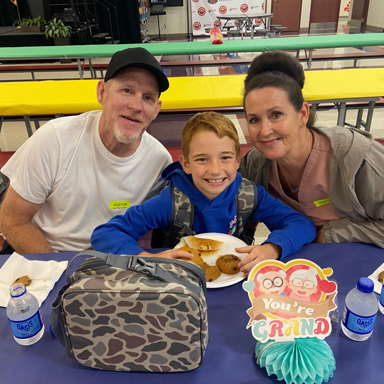 Students and their grands 