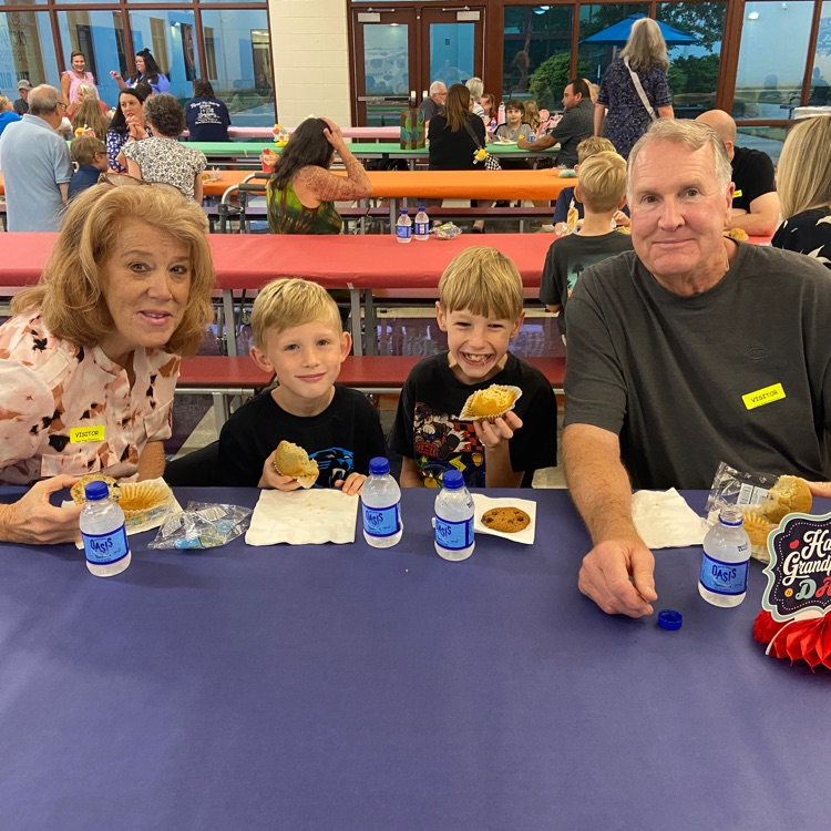 Students and their grands 