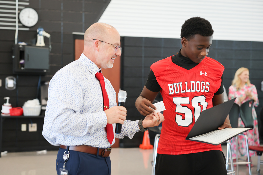 DJ Tate from Boiling Springs Middle School is our Student Athlete of the Week