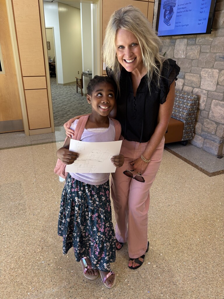 Student with Mrs. Szynalski!