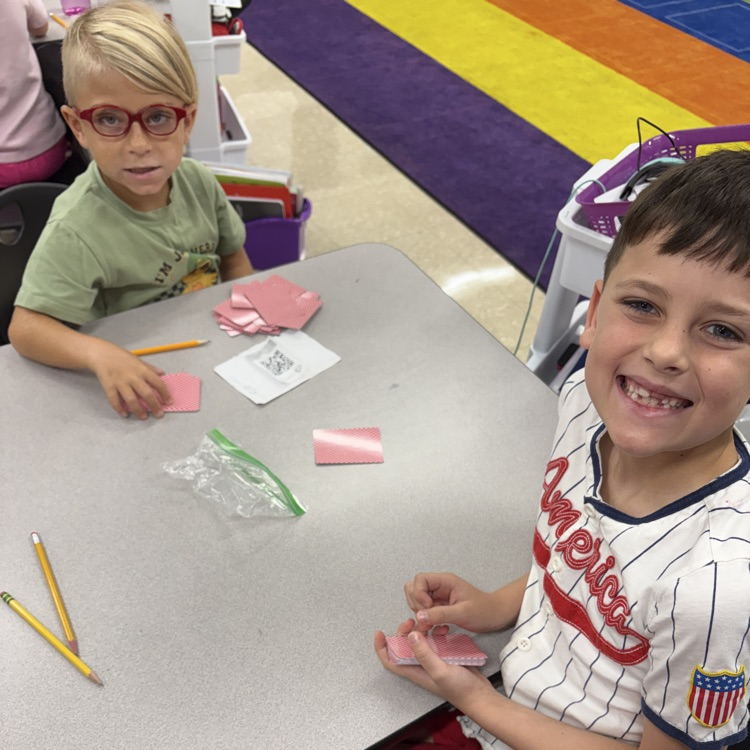 students practice math facts