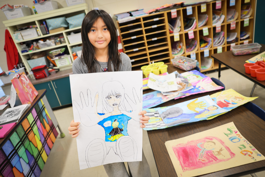 Ceanna Nguyen is the District's Fine Arts Student of the Week