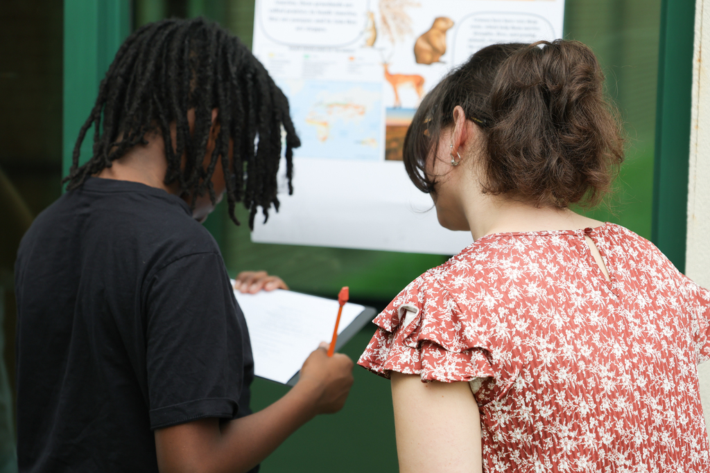 Students at Rainbow Lake Learning About Climate Zones