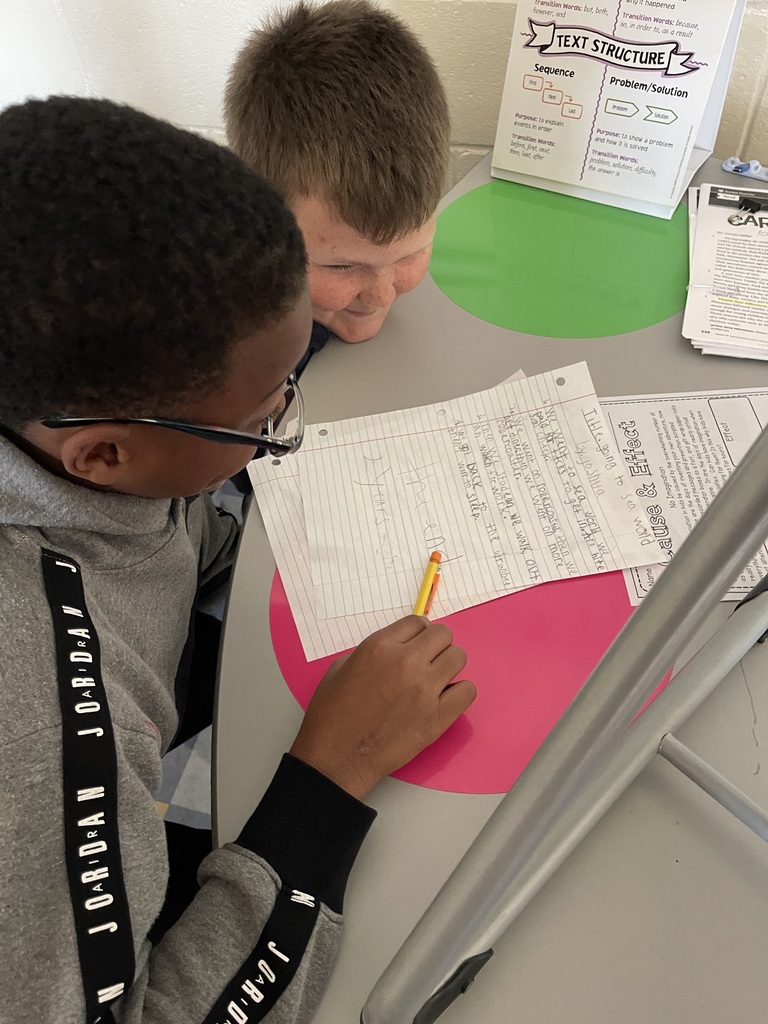 Students writing a narrative piece! 