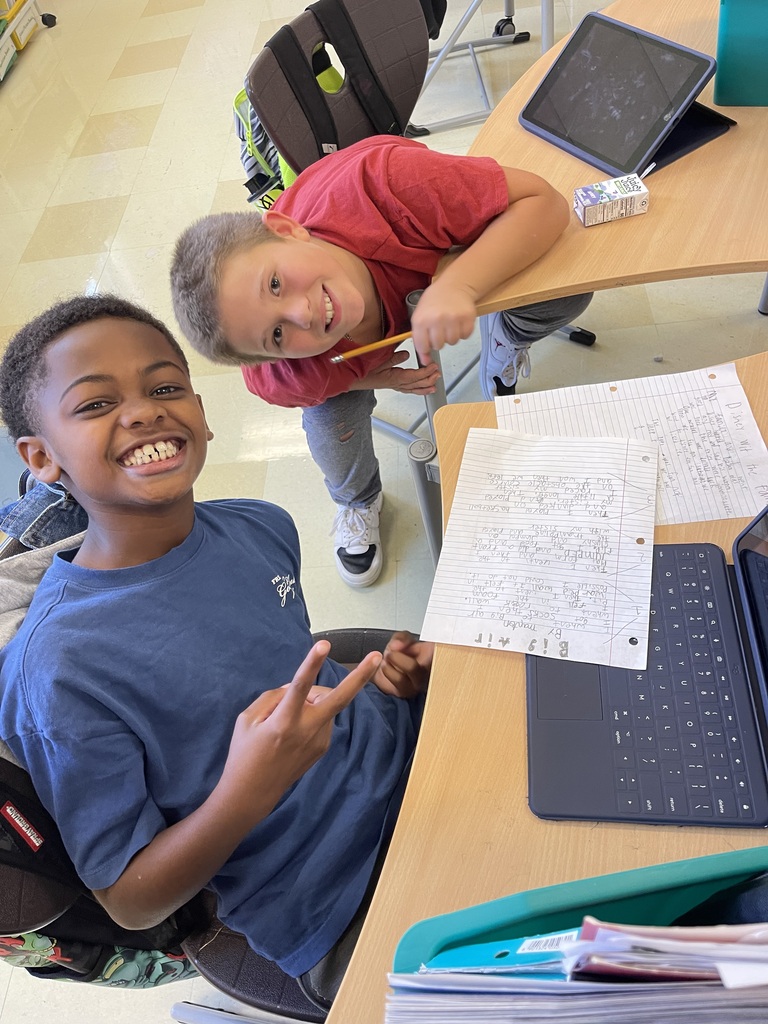 Students writing a narrative piece! 
