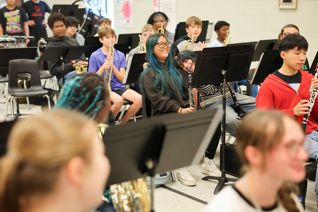Aubrey Sim From Rainbow Lake Middle is the District's Fine Arts Student of the Week