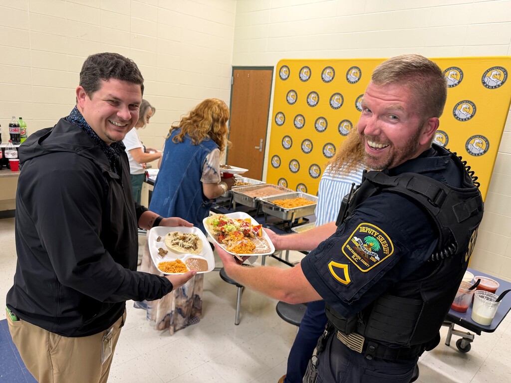 Our CES Faculty and Staff enjoying a delicious Taco Party