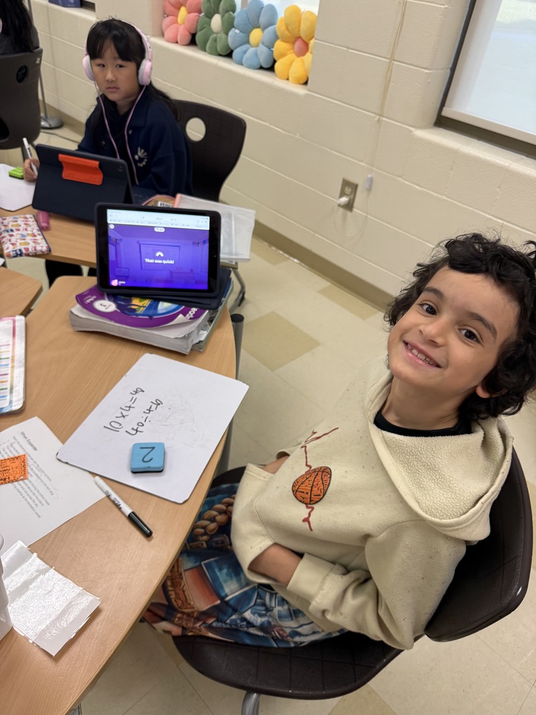 Third grade does math! 