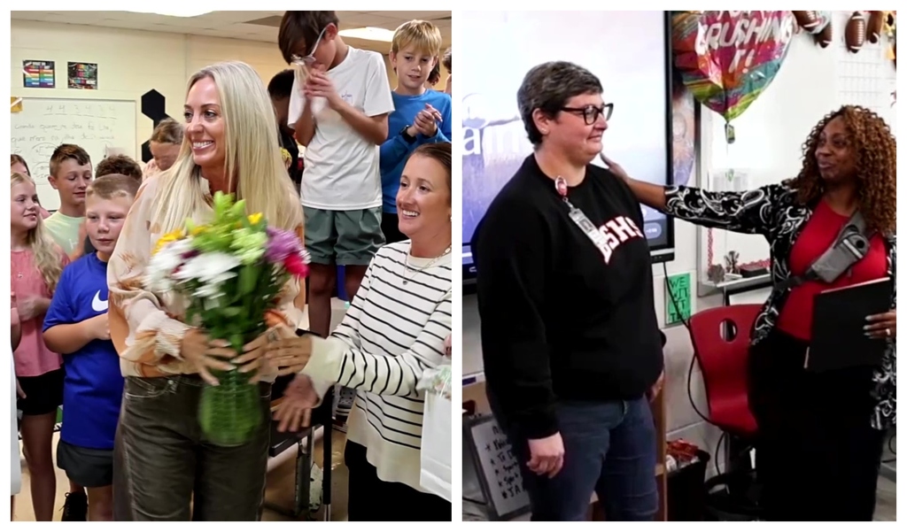 Mollie Jackson and Kara Brill are the 2026 D2 Distinguished Teachers of Literacy