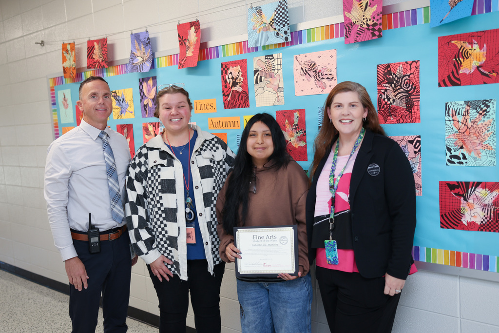Lizbeth Lara-Martinez is our D2 Fine Arts Student of the Week