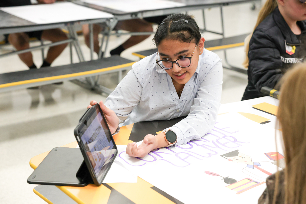 Students at Chesnee High School put on a Career Fair