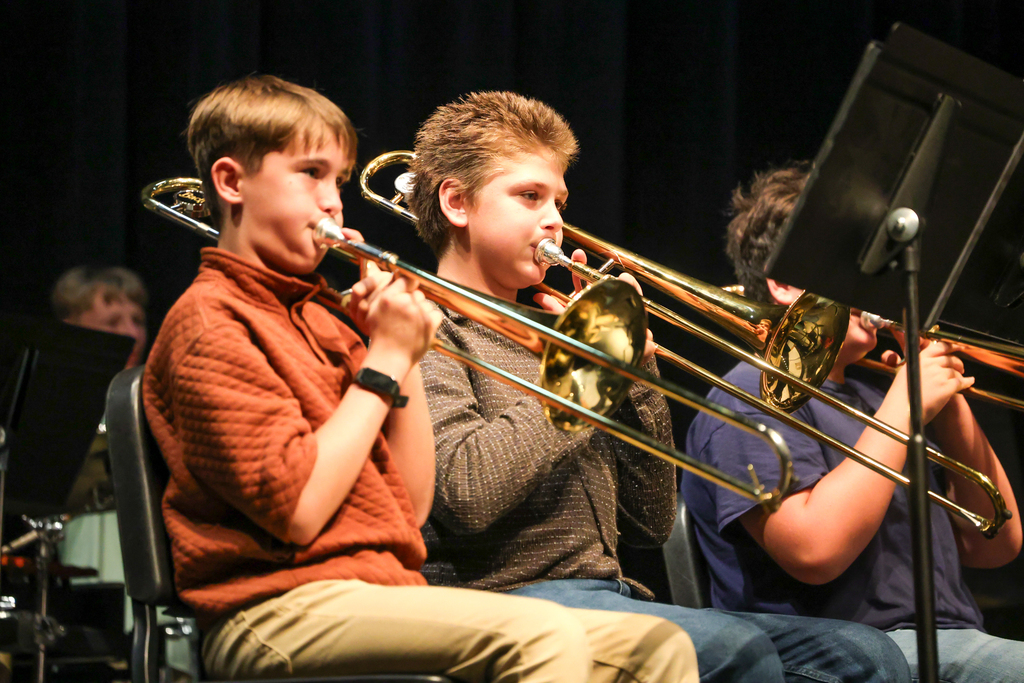 The CMS and CHS Bands Joined for a Special Fall Concert