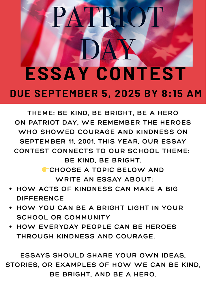 Patriot Day Essay Contest